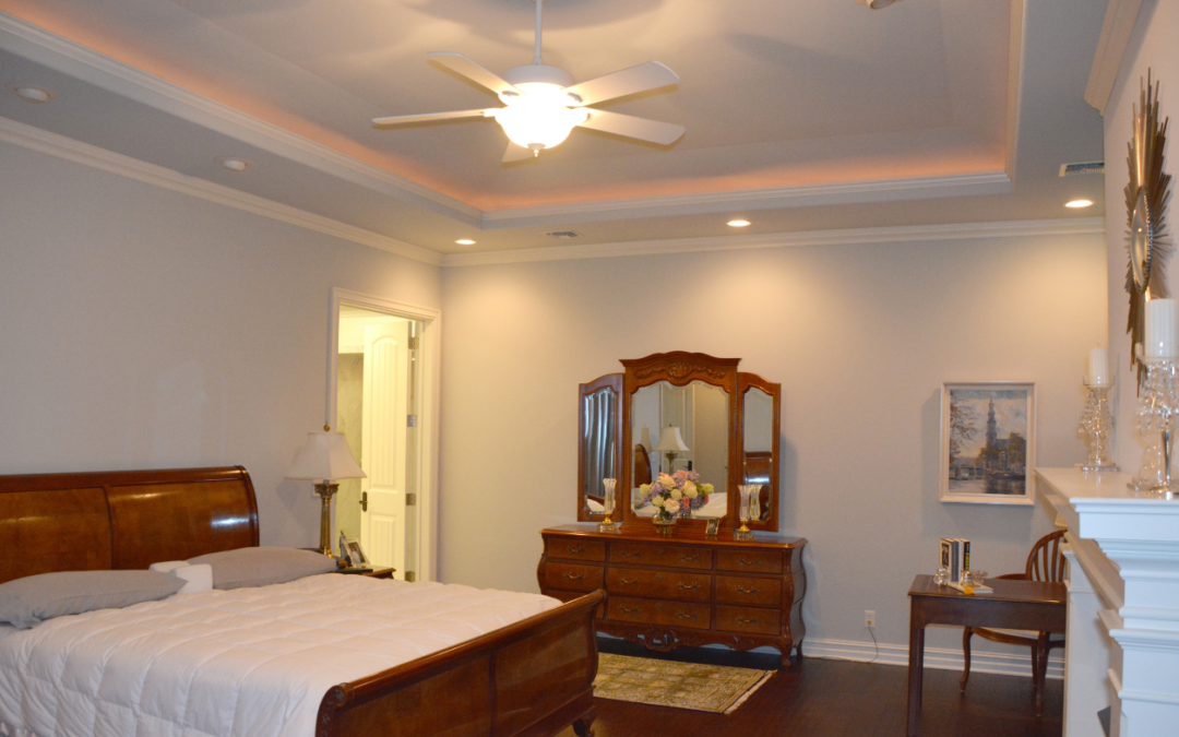 Main bedroom in a house
