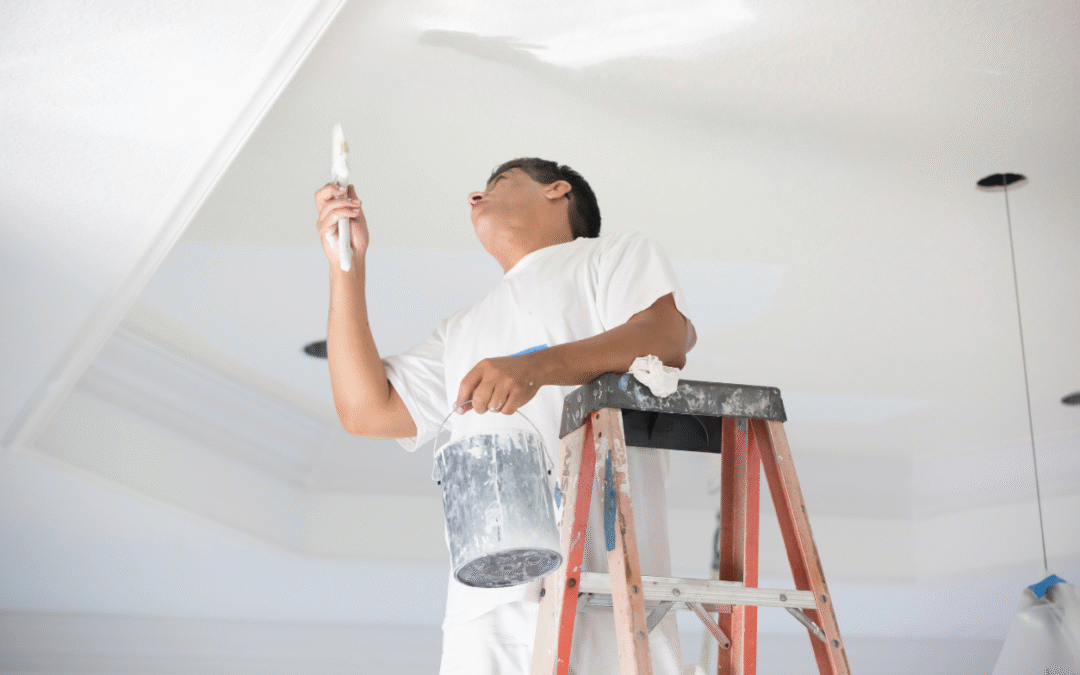 House Painter painting a ceiling